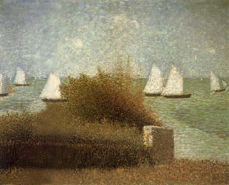 Georges Seurat The Sail boat China oil painting art